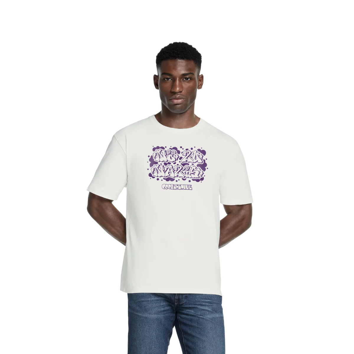 Nö zu Nazis - Statement Shirt Faded White